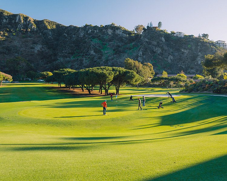 Ben Brown's golf course in Aliso Canyon