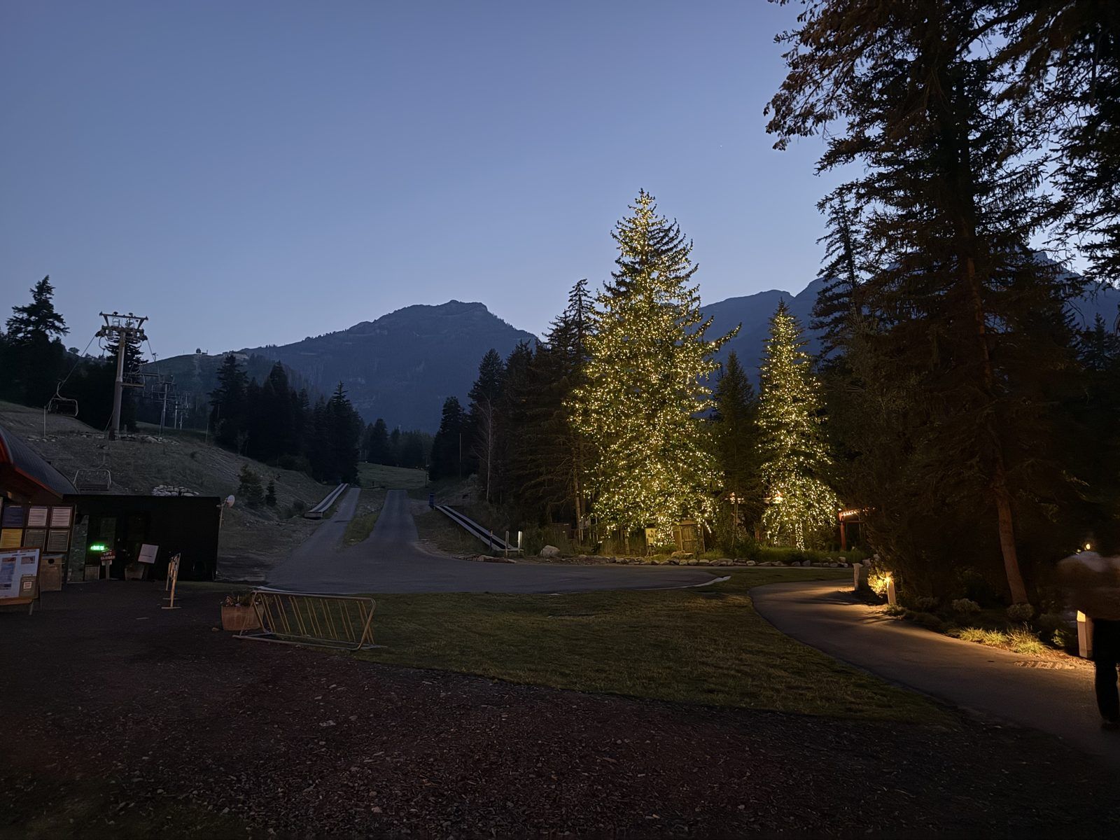 Sundance village among the pines